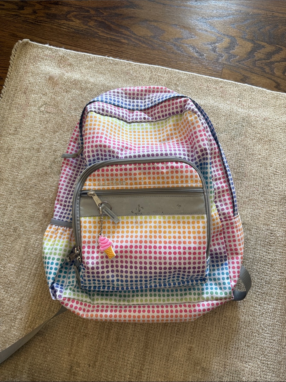 L.L. Bean Rainbow Dot Kids Backpack